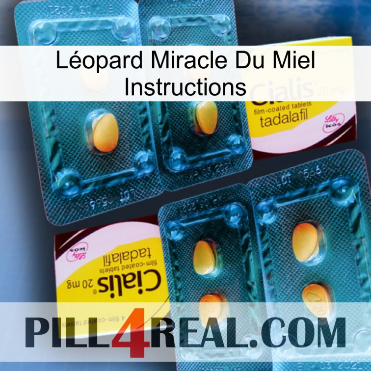 Léopard Miracle Du Miel Instructions cialis5